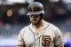 WASHINGTON, DC - JUNE 10: Evan Longoria #10 of the San Francisco Giants walks back to the dugout during the first inning against the Washington Nationals at Nationals Park on June 10, 2018 in Washington, DC. (Photo by Scott Taetsch/Getty Images)