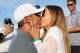 SOUTHAMPTON, NY - JUNE 17: Brooks Koepka of the United States kisses girlfriend Jena Sims as they walk off the 18th green during the final round of the 2018 U.S. Open at Shinnecock Hills Golf Club on June 17, 2018 in Southampton, New York. (Photo by Warren Little/Getty Images)