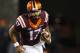 Virginia Tech quarterback Josh Jackson (17) runs downfield during the first half of an NCAA college football game in Blacksburg, Va., Saturday, Oct. 28, 2017. (AP Photo/Steve Helber)
