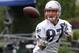 New England Patriots tight end Rob Gronkowski catches the ball during an NFL football minicamp practice, Thursday, June 7, 2018, in Foxborough, Mass. (AP Photo/Steven Senne)