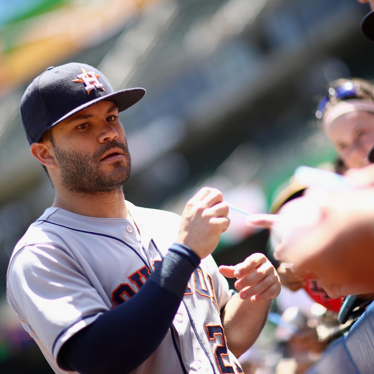 Jose Altuve Takes Overall Lead in 2nd Update of AL 2018 MLB All-Star Voting | Bleacher ...
