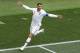 Portugal's Cristiano Ronaldo celebrates after scoring the opening goal during the group B match between Portugal and Morocco at the 2018 soccer World Cup in the Luzhniki Stadium in Moscow, Russia, Wednesday, June 20, 2018. (AP Photo/Victor Caivano)