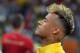 Brazil's forward Neymar reacts before the Russia 2018 World Cup Group E football match between Brazil and Switzerland at the Rostov Arena in Rostov-On-Don on June 17, 2018. (Photo by Pascal GUYOT / AFP) / RESTRICTED TO EDITORIAL USE - NO MOBILE PUSH ALERTS/DOWNLOADS (Photo credit should read PASCAL GUYOT/AFP/Getty Images)