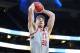 LAS VEGAS, NV - MARCH 07: Reid Travis #22 of the Stanford Cardinal handles the ball against the California Golden Bears during a first-round game of the Pac-12 basketball tournament at T-Mobile Arena on March 7, 2018 in Las Vegas, Nevada. (Photo by Leon Bennett/Getty Images)