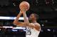 Villanova guard Mikal Bridges (25) shoots during the first half of an NCAA college basketball quarterfinal game in the Big East conference tournament, in New York, Thursday, March 8, 2018.(AP Photo/Kathy Willens)