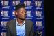 NEW YORK, NY - JUNE 20: NBA Draft Prospect Mohamed Bamba speaks to the media before the 2018 NBA Draft at the Grand Hyatt New York Grand Central Terminal on June 20, 2018 in New York City. NOTE TO USER: User expressly acknowledges and agrees that, by downloading and or using this photograph, User is consenting to the terms and conditions of the Getty Images License Agreement. (Photo by Mike Lawrie/Getty Images)