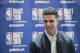 Missouri's Michael Porter Jr. speaks to reporters during a media availability with the top basketball prospects in the NBA Draft, Wednesday, June 20, 2018, in New York. (AP Photo/Mary Altaffer)