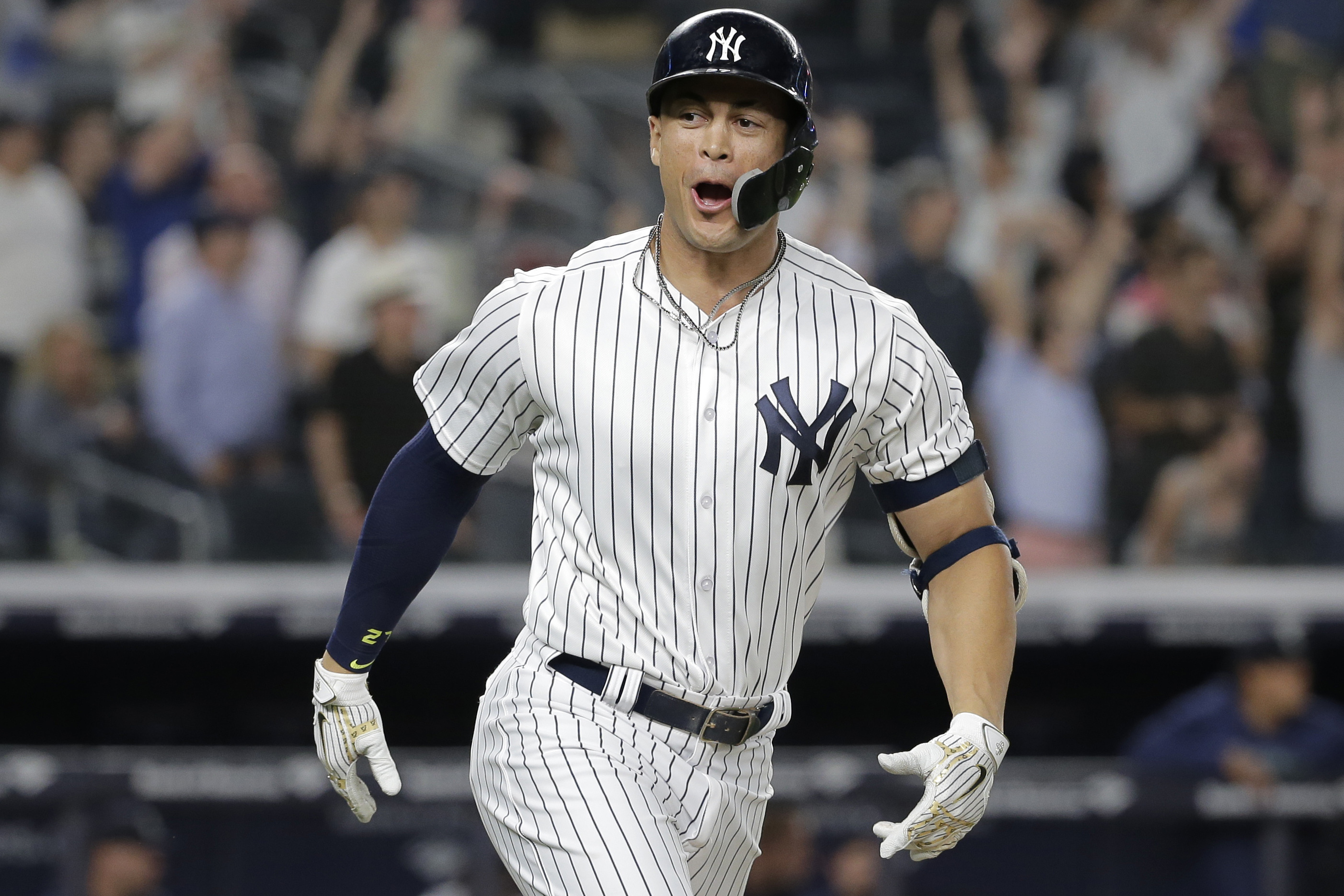 Giancarlo Stanton on Walk-Off HR vs. Mariners: 'That's What You