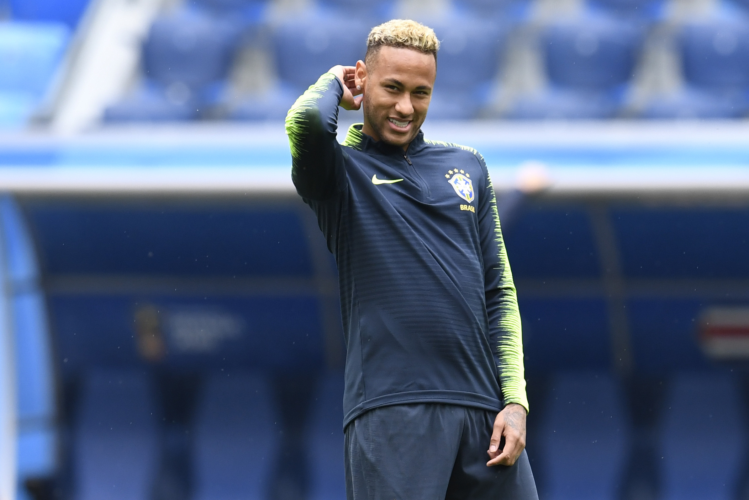 Neymar Jr. Brazil Match Shirt vs Costa Rica World Cup 2018