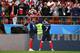 France's forward Kylian Mbappe (L) celebrates with teammate France's forward Antoine Griezmann after scoring a goal during the Russia 2018 World Cup Group C football match between France and Peru at the Ekaterinburg Arena in Ekaterinburg on June 21, 2018. (Photo by FRANCK FIFE / AFP) / RESTRICTED TO EDITORIAL USE - NO MOBILE PUSH ALERTS/DOWNLOADS (Photo credit should read FRANCK FIFE/AFP/Getty Images)