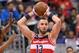 Washington Wizards center Marcin Gortat (13) looks to pass during the first half of an NBA basketball game against the Charlotte Hornets, Saturday, March 31, 2018, in Washington. (AP Photo/Nick Wass)