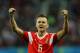 SAINT PETERSBURG, NULL - JUNE 19: Denis Cheryshev of Russia celebrates after scoring his team's second goal during the 2018 FIFA World Cup Russia group A match between Russia and Egypt at Saint Petersburg Stadium on June 19, 2018 in Saint Petersburg, Russia. (Photo by Richard Heathcote/Getty Images)