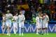 Spain's forward Diego Costa (R) celebrates his goal with teammates during the Russia 2018 World Cup Group B football match between Iran and Spain at the Kazan Arena in Kazan on June 20, 2018. (Photo by Luis Acosta / AFP) / RESTRICTED TO EDITORIAL USE - NO MOBILE PUSH ALERTS/DOWNLOADS (Photo credit should read LUIS ACOSTA/AFP/Getty Images)