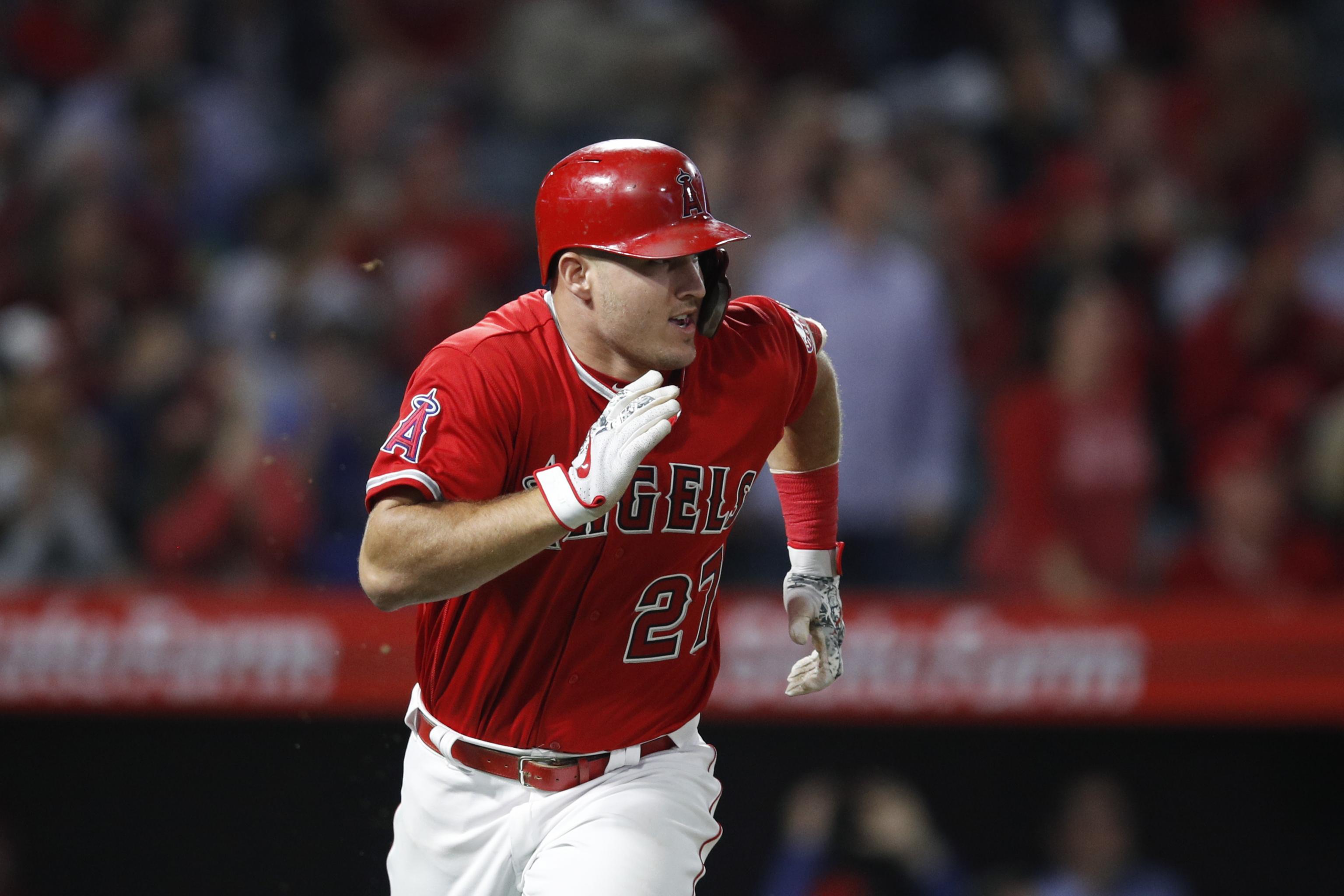 Mike Trout is back in the lineup tonight, although as DH. : r/baseball