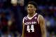 CHARLOTTE, NC - MARCH 18: Robert Williams #44 of the Texas A&M Aggies looks on against the North Carolina Tar Heels during the second round of the 2018 NCAA Men's Basketball Tournament at Spectrum Center on March 18, 2018 in Charlotte, North Carolina. (Photo by Jared C. Tilton/Getty Images)