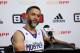HOUSTON, TX - JUNE 22: Mahmoud Abdul-Rauf #7 of 3 Headed Monsters attends a press conference during week one of the BIG3 three on three basketball league at Toyota Center on June 22, 2018 in Houston, Texas. (Photo by Tim Warner/BIG3/Getty Images)