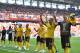Belgium's players celebrate at the end of the Russia 2018 World Cup Group G football match between Belgium and Tunisia at the Spartak Stadium in Moscow on June 23, 2018. (Photo by Yuri CORTEZ / AFP) / RESTRICTED TO EDITORIAL USE - NO MOBILE PUSH ALERTS/DOWNLOADS (Photo credit should read YURI CORTEZ/AFP/Getty Images)