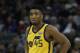 Utah Jazz guard Donovan Mitchell during the second half of an NBA basketball game against the Sacramento Kings Saturday, March 3, 2018, in Sacramento, Calif. The Jazz won 98-91. (AP Photo/Rich Pedroncelli)