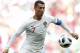 Portugal's Cristiano Ronaldo goes for the ball during the group B match between Portugal and Morocco at the 2018 soccer World Cup in the Luzhniki Stadium in Moscow, Russia, Wednesday, June 20, 2018. (AP Photo/Francisco Seco)