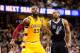 CLEVELAND, OH - JANUARY 30: LeBron James #23 of the Cleveland Cavaliers and Kawhi Leonard #2 of the San Antonio Spurs wait for a rebound during the second half at Quicken Loans Arena on January 30, 2016 in Cleveland, Ohio. The Cavaliers defeated the Spurs 117-103. NOTE TO USER: User expressly acknowledges and agrees that, by downloading and/or using this photograph, user is consenting to the terms and conditions of the Getty Images License Agreement. Mandatory copyright notice. (Photo by Jason Miller/Getty Images)
