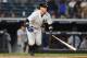 NEW YORK, NY - JUNE 20: Clint Frazier #77 of the New York Yankees in action against the Seattle Mariners at Yankee Stadium on June 20, 2018 in the Bronx borough of New York City. New York Yankees defeated the Seattle Mariners 7-5. (Photo by Mike Stobe/Getty Images)