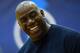 CHICAGO, IL - MAY 17: NBA legend Earvin 'Magic' Johnson attends Day One of the NBA Draft Combine at Quest MultiSport Complex on May 17, 2018 in Chicago, Illinois. NOTE TO USER: User expressly acknowledges and agrees that, by downloading and or using this photograph, User is consenting to the terms and conditions of the Getty Images License Agreement. (Photo by Stacy Revere/Getty Images)