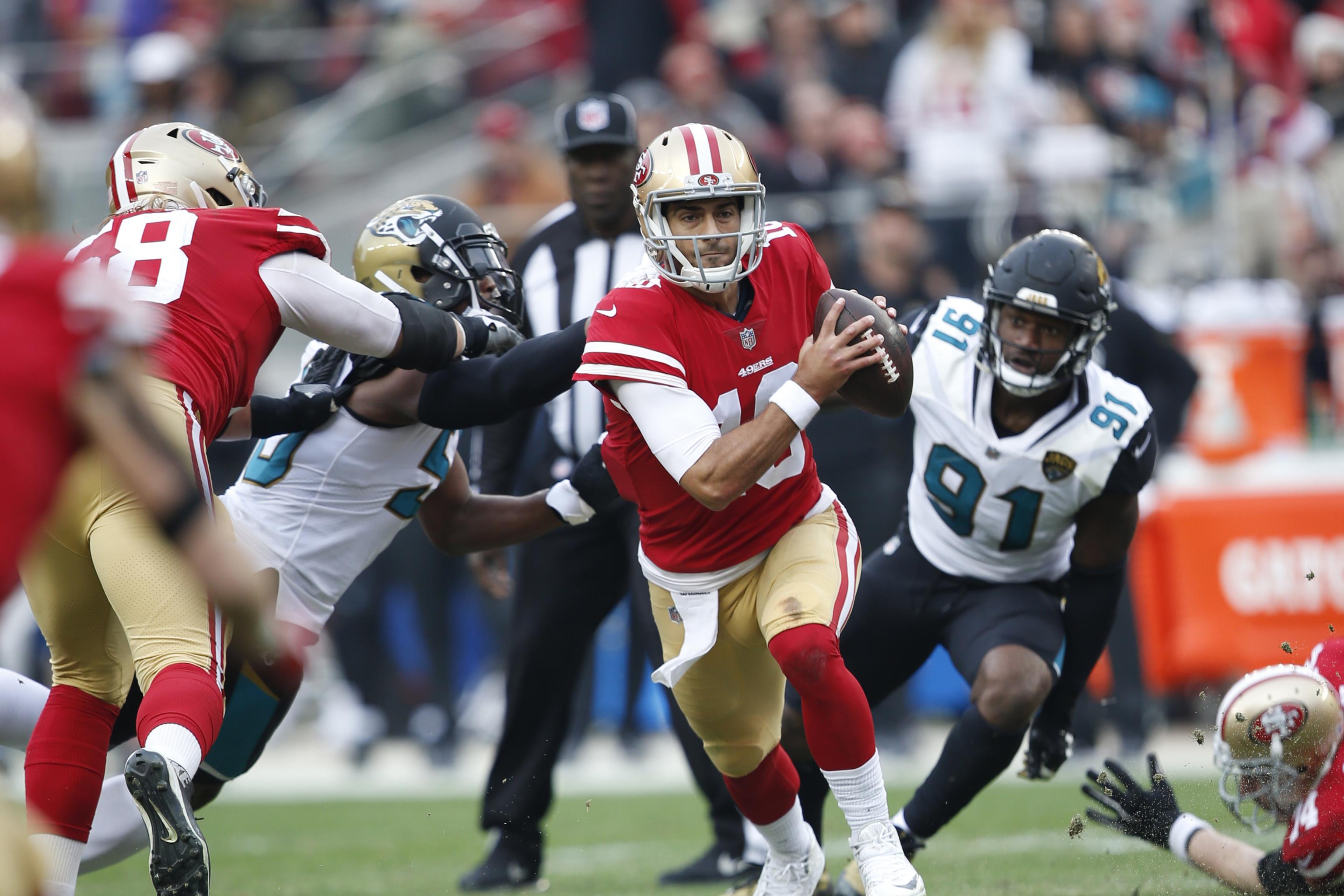 49ers' 44-33 win over the Jaguars was a first in NFL history