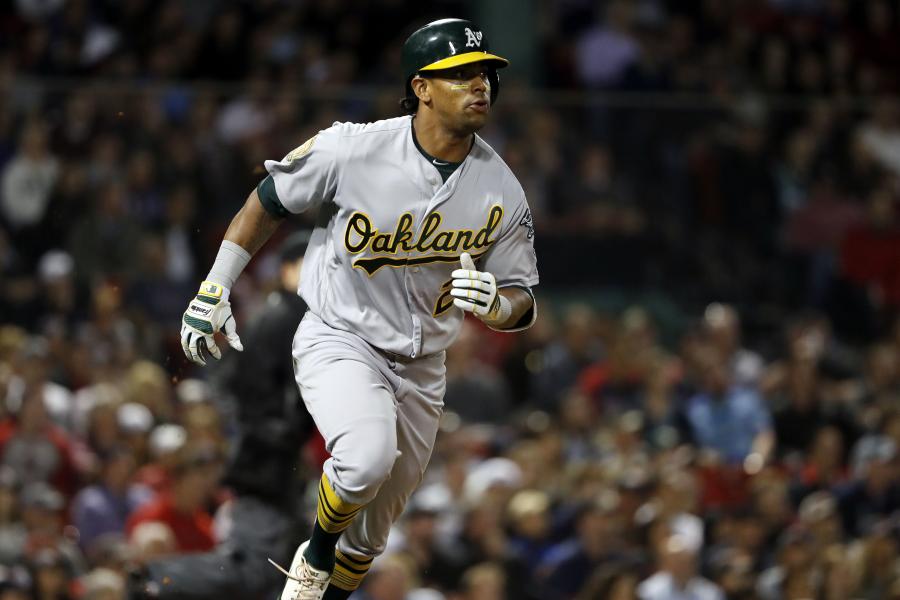 Baseball Oakland Athletics Khris Davis Khrush Home Run Youth Long