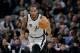 DOSSIER - In this photo from January 13, 2018, San Antonio Spurs striker Leonard Kawhi (2) moves the ball to the field during the second half of an NBA basketball game against the Denver Nuggets, in San Antonio. General Manager R.C. Buford recognizes the avant-garde Kawhi Leonard is dissatisfied with the Spurs. He remains optimistic that the relationship can be saved. (AP Photo / Eric Gay, file)