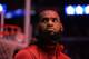 LOS ANGELES, CA - MARCH 11: LeBron James #23 of the Cleveland Cavaliers looks on during the national anthem before the game against the Los Angeles Lakers on March 11, 2018 at STAPLES Center in Los Angeles, California. NOTE TO USER: User expressly acknowledges and agrees that, by downloading and/or using this Photograph, user is consenting to the terms and conditions of the Getty Images License Agreement. Mandatory Copyright Notice: Copyright 2018 NBAE (Photo by Andrew D. Bernstein/NBAE via Getty Images)