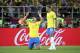 MOSCOW, RUSSIA - JUNE 27: Thiago Silva of Brazil celebrates his goal with Neymar Jr during the 2018 FIFA World Cup Russia group E match between Serbia and Brazil at Spartak Stadium on June 27, 2018 in Moscow, Russia. (Photo by Jean Catuffe/Getty Images)