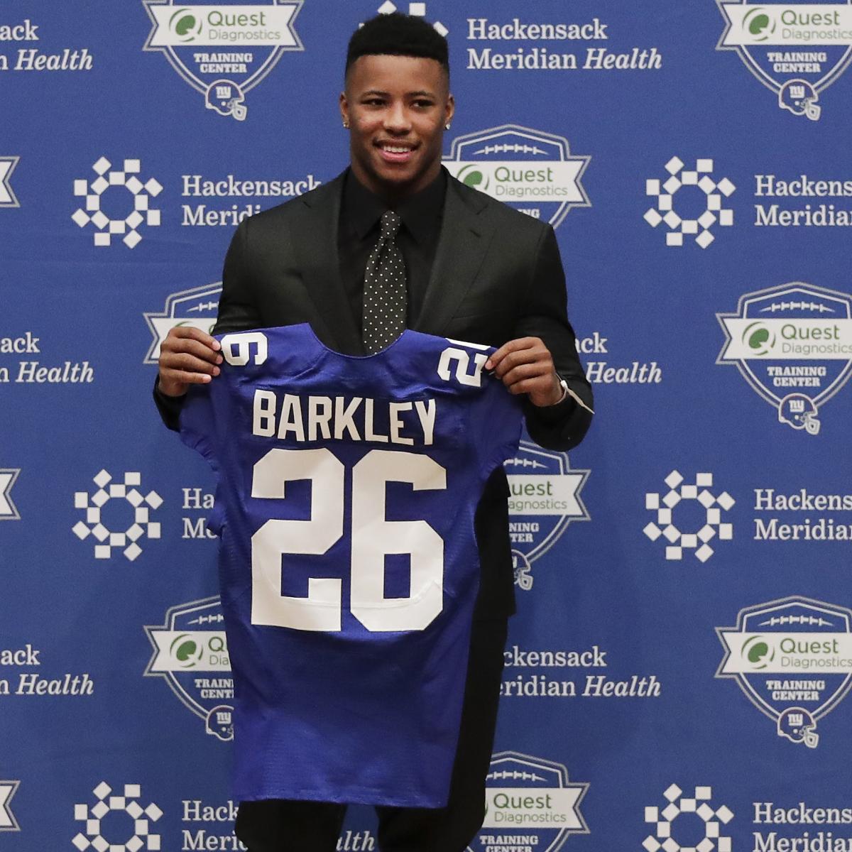 Saquon Barkley, Jimmy Garoppolo, Top List of NFL's Top-Selling Jerseys | Bleacher ...