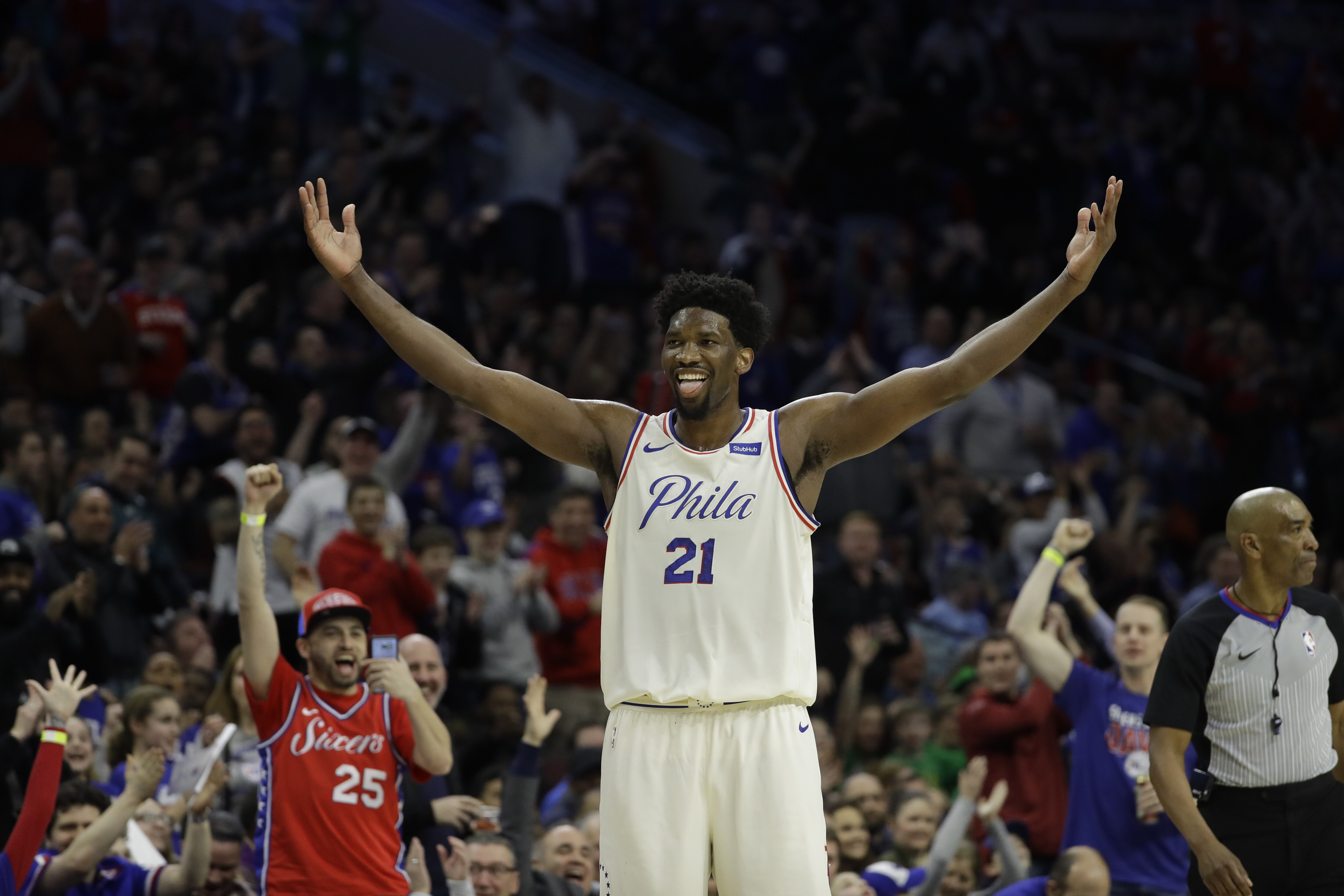joel embiid nba live 19