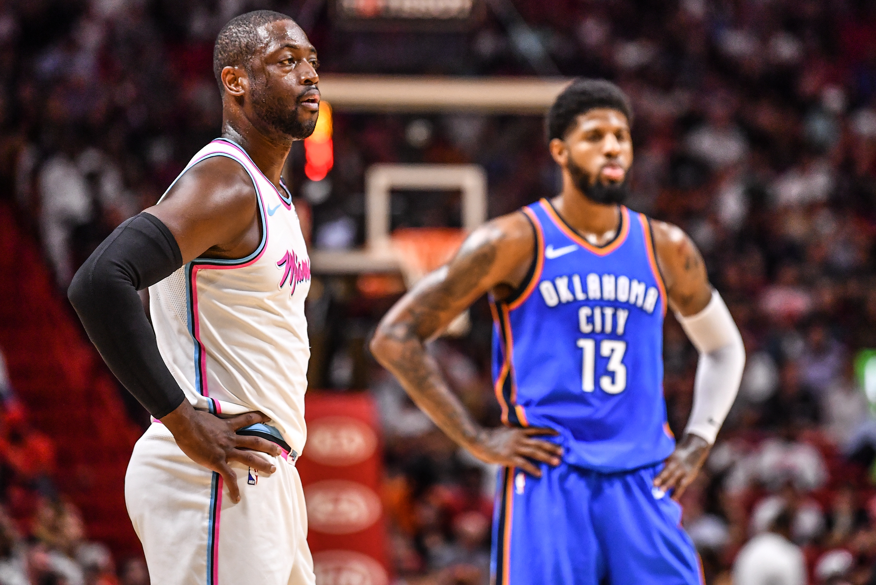 Paul George says Dwyane Wade 'played a huge role' in his