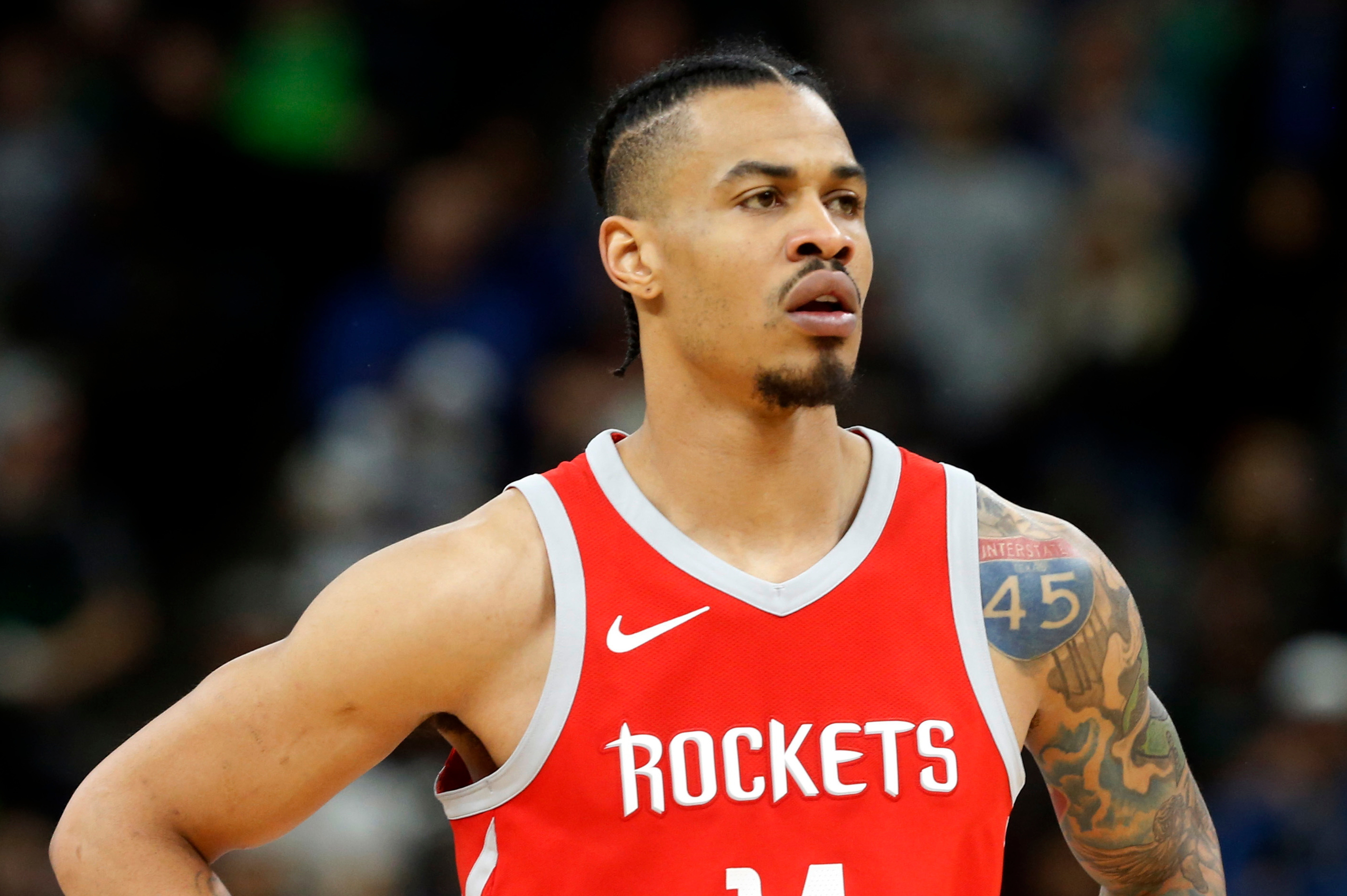 NBA Buzz - Gerald Green is rocking the Rockets logo in his