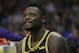 LOS ANGELES, CA - APRIL 11: Julius Randle #30 of the Los Angeles Lakers on the bench in the second half at Staples Center on April 11, 2018 in Los Angeles, California. NOTE TO USER: User expressly acknowledges and agrees that, by downloading and or using this photograph, User is consenting to the terms and conditions of the Getty Images License Agreement. (Photo by John McCoy/Getty Images) *** Local Caption *** Julius Randle