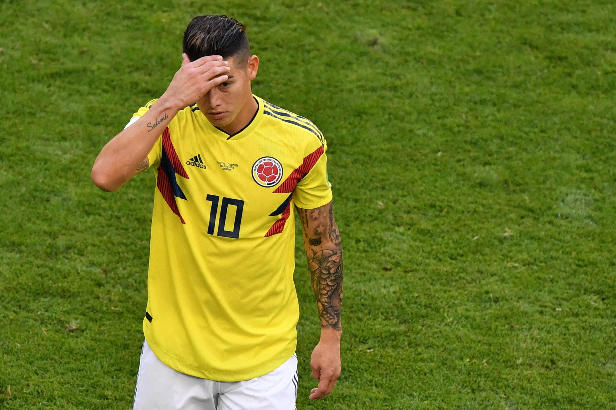 Colombia vs. England Due to Calf Injury 