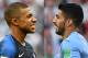 (COMBO) This combination of pictures created on July 03, 2018 shows France's forward Kylian Mbappe (L) in Kazan on June 30, 2018, and Uruguay's forward Luis Suarez (R) in Samara on June 25, 2018. - France will face Uruguay on July 6, 2018 in Nizhniy Novgorod for their quarter final match of the Russia 2018 World Cup football tournament. (Photos by FRANCK FIFE and EMMANUEL DUNAND / AFP) / RESTRICTED TO EDITORIAL USE - NO MOBILE PUSH ALERTS/DOWNLOADS
RESTRICTED TO EDITORIAL USE - NO MOBILE PUSH ALERTS/DOWNLOADS (Photo credit should read FRANCK FIFE,EMMANUEL DUNAND/AFP/Getty Images)
