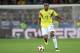 Colombia's defender Yerry Mina controls the ball during the Russia 2018 World Cup round of 16 football match between Colombia and England at the Spartak Stadium in Moscow on July 3, 2018. (Photo by Juan Mabromata / AFP) / RESTRICTED TO EDITORIAL USE - NO MOBILE PUSH ALERTS/DOWNLOADS (Photo credit should read JUAN MABROMATA/AFP/Getty Images)