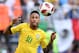 TOPSHOT - Brazil's forward Neymar eyes the ball during the Russia 2018 World Cup round of 16 football match between Brazil and Mexico at the Samara Arena in Samara on July 2, 2018. (Photo by Fabrice COFFRINI / AFP) / RESTRICTED TO EDITORIAL USE - NO MOBILE PUSH ALERTS/DOWNLOADS (Photo credit should read FABRICE COFFRINI/AFP/Getty Images)