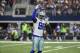 Dallas Cowboys defensive end DeMarcus Lawrence (90) motivates fans during an NFL football game against the Los Angeles Rams on Sunday, Oct. 1, 2017, in Arlington, Texas. (AP Photo/Roger Steinman)