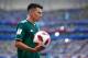 Mexico's forward Hirving Lozano holds the ball during the Russia 2018 World Cup round of 16 football match between Brazil and Mexico at the Samara Arena in Samara on July 2, 2018. (Photo by Benjamin CREMEL / AFP) / RESTRICTED TO EDITORIAL USE - NO MOBILE PUSH ALERTS/DOWNLOADS (Photo credit should read BENJAMIN CREMEL/AFP/Getty Images)