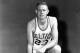 1950: Frank Ramsey #23 of the Boston Celtics poses for a portrait circa 1950's. NOTE TO USER: User expressly acknowledges and agrees that, by downloading and or using this photograph, User is consenting to the terms and conditions of the Getty Images License Agreement. (Photo by NBA Photo Library/ NBAE via Getty Images)