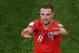 England's midfielder Jordan Henderson celebrates their win during the Russia 2018 World Cup quarter-final football match between Sweden and England at the Samara Arena in Samara on July 7, 2018. - England beat Sweden 2-0 to reach World Cup semi-finals. (Photo by Jewel SAMAD / AFP) / RESTRICTED TO EDITORIAL USE - NO MOBILE PUSH ALERTS/DOWNLOADS (Photo credit should read JEWEL SAMAD/AFP/Getty Images)