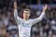 MADRID, SPAIN - APRIL 11: Cristiano Ronaldo of Real Madrid celebrates his side going through to the Semi-Finals of the UEFA Champions League after the UEFA Champions League 2017-18 quarter-finals (2nd leg) match between Real Madrid and Juventus at Estadio Santiago Bernabeu on 11 April 2018 in Madrid, Spain. (Photo by Power Sport Images/Getty Images)