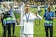 Cristiano Ronaldo of Real Madrid with UEFA Champions League trophy, Coupe des clubs Champions Europeens during the UEFA Champions League final between Real Madrid and Liverpool on May 26, 2018 at NSC Olimpiyskiy Stadium in Kyiv, Ukraine(Photo by VI Images via Getty Images)