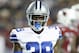 CANTON, OH - AUGUST 03: Marquez White #39 of the Dallas Cowboys looks on during the NFL Hall of Fame preseason game against the Arizona Cardinals at Tom Benson Hall of Fame Stadium on August 3, 2017 in Canton, Ohio. Dallas won 20-18. (Photo by Joe Robbins/Getty Images)