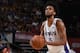 LAS VEGAS, NV - JULY 7: Marvin Bagley III #35 of the Sacramento Kings shoots a foul against the Phoenix Suns during the 2018 Las Vegas Summer League on July 7, 2018 at the Thomas & Mack Center in Las Vegas, Nevada. NOTE TO USER: User expressly acknowledges and agrees that, by downloading and/or using this Photograph, user is consenting to the terms and conditions of the Getty Images License Agreement. Mandatory Copyright Notice: Copyright 2018 NBAE (Photo by Garrett Ellwood/NBAE via Getty Images)