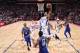 LAS VEGAS, NV - JULY 7: Josh Hart #5 of the Los Angeles Lakers goes to the basket against the Philadelphia 76ers during the 2018 Las Vegas Summer League on July 7, 2018 at the Thomas & Mack Center in Las Vegas, Nevada. NOTE TO USER: User expressly acknowledges and agrees that, by downloading and/or using this Photograph, user is consenting to the terms and conditions of the Getty Images License Agreement. Mandatory Copyright Notice: Copyright 2018 NBAE (Photo by Garrett Ellwood/NBAE via Getty Images)