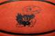 LAWRENCE, KS - NOVEMBER 24: A detail of the Kansas Jayhawks logo on a basketball ahead of the game between the Rider Broncs and the Kansas Jayhawks at Allen Fieldhouse on November 24, 2014 in Lawrence, Kansas. (Photo by Jamie Squire/Getty Images)